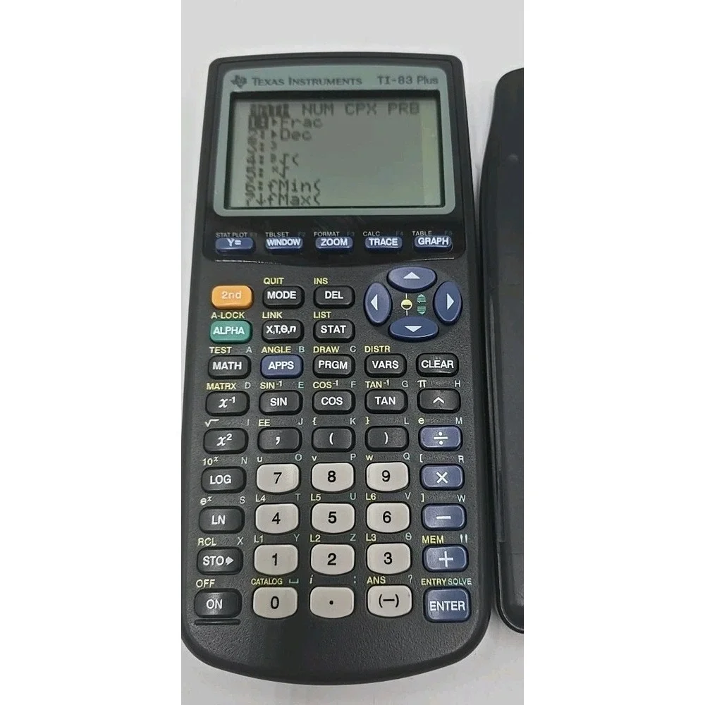 Texas Instruments TI-83 Plus Graphing Calculator - Black (83PL/TBL/1L1/A) - Picture 6 of 9